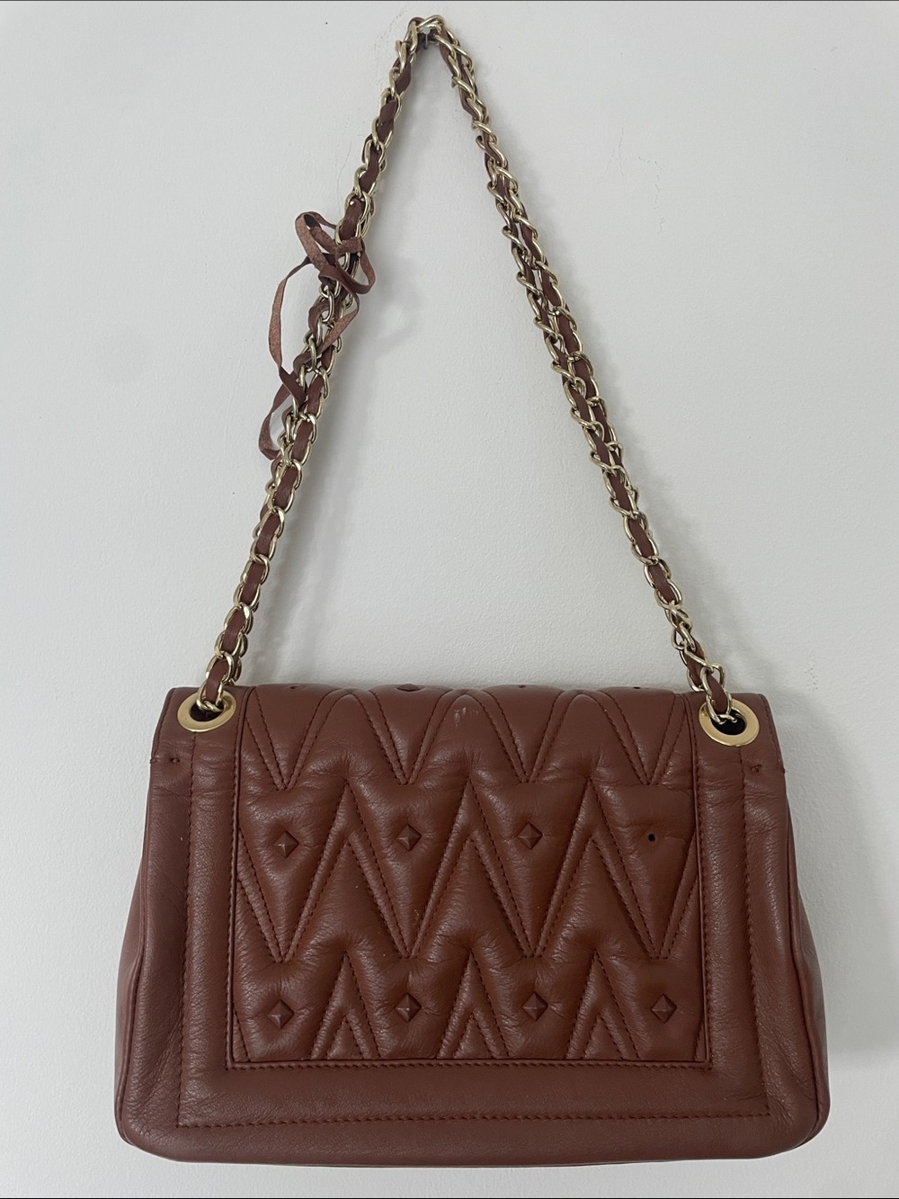 Mario Valentino shoulder bag leather - Picture 3 of 16